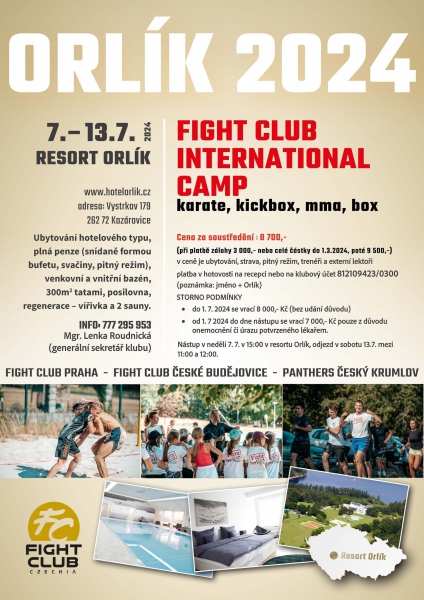Fight camp Orlík 2024