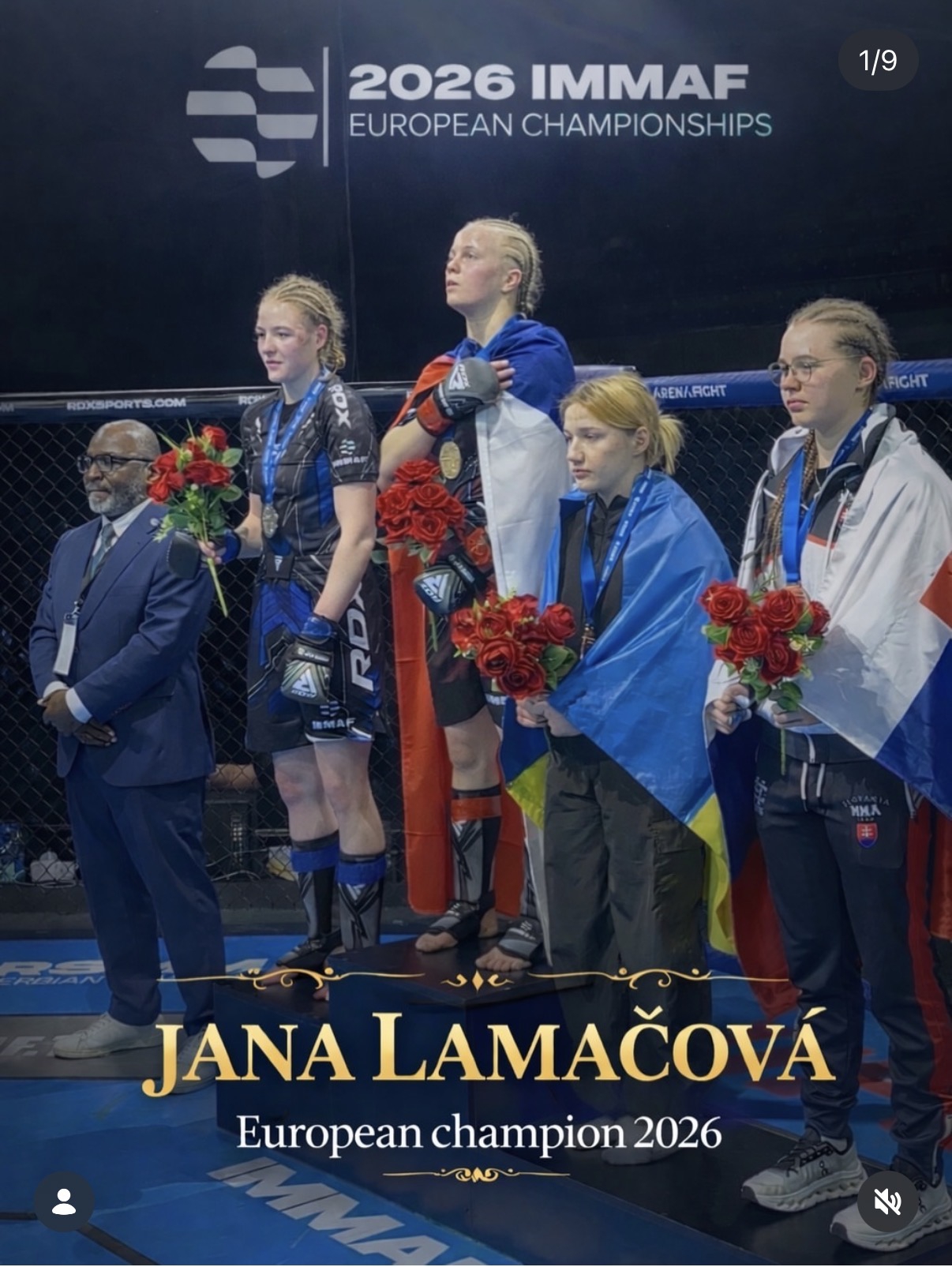 Jana Lamačová bere další zlato