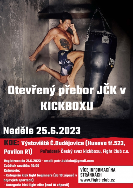 Otevřený přebor Jihočeského kraje v Kickboxu, Výstaviště