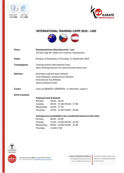 International training camp - Linz