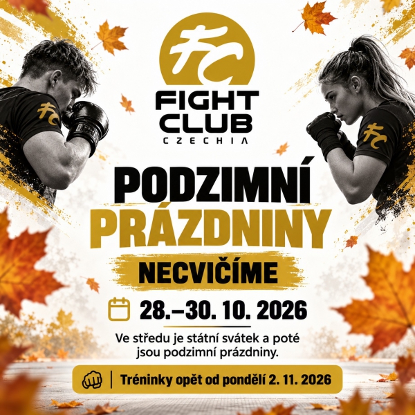 Tréninky během podzimních prázdnin